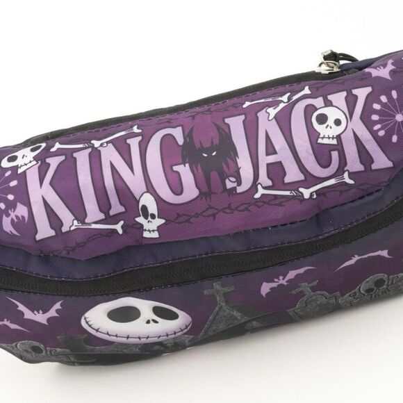 Disney The Nightmare Before Christmas Jack Packable Fanny Pack Belt Bag NWT - Picture 4 of 9